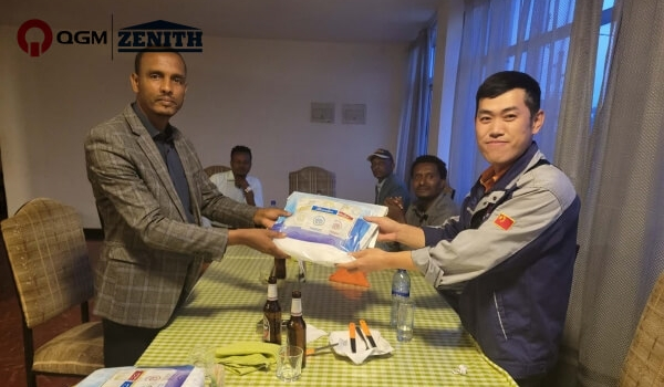 Lini Produksi Mesin Pembuat Blok QGM QT6 Baru Selesai di Nekemte untuk Rekonstruksi Pascaperang.