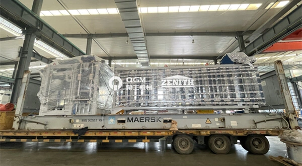 QGM Pabrik Blok Otomatis Penuh ZN1200C Baru ke Meksiko- Membantu Rekonstruksi Lokal Setelah Gempa Meksiko