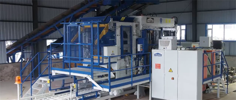 Proyek produksi batu bata beton berlapis-lapis yang sepenuhnya otomatis telah diluncurkan di Afrika.