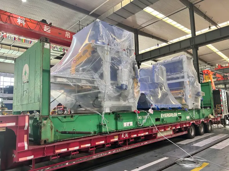 1500 lini produksi pembuatan batu bata skala besar Quangong Machinery sekali lagi dikirim ke luar negeri